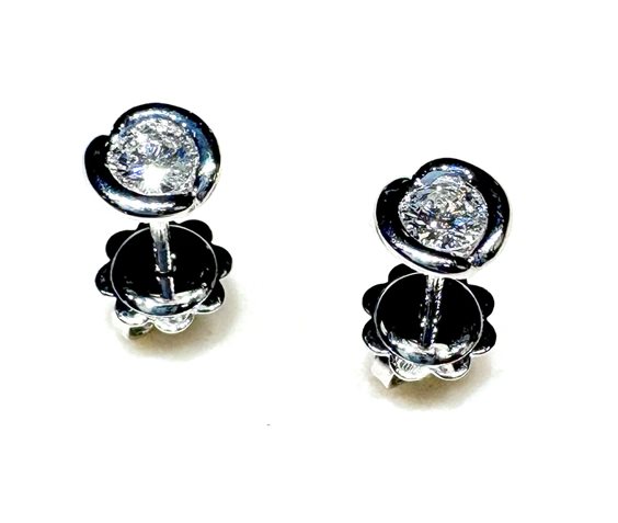 Orecchini Sommer Gioielli Donna Calla in Oro bianco Diamante 0.40 Ct CALLA DIA CT 0.40 G/VVS - CALLA DIA CT 0.40 G/VVS